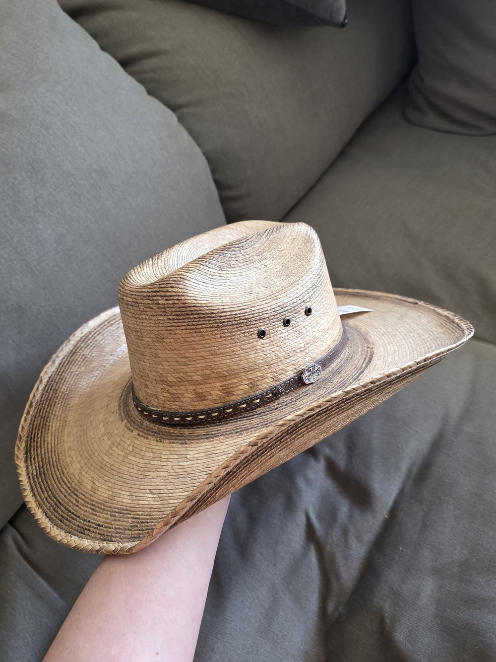 Cavender's Cowboy Hat with Brown Accent Band
